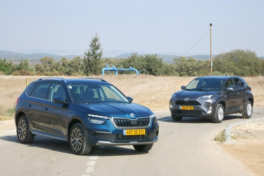 טויוטה יאריס קרוס מול סקודה קאמיק